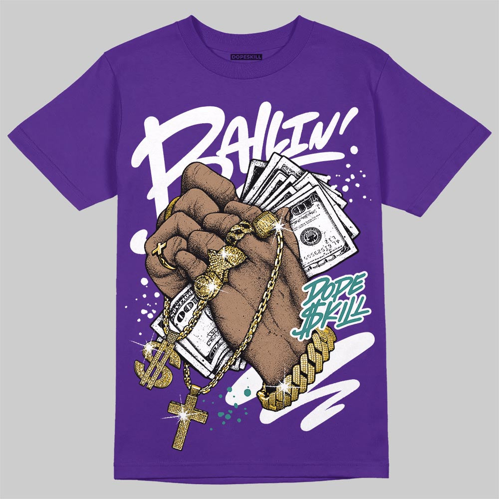 Grape 5s superstreetwear T-Shirt Always Ballin' Graphic