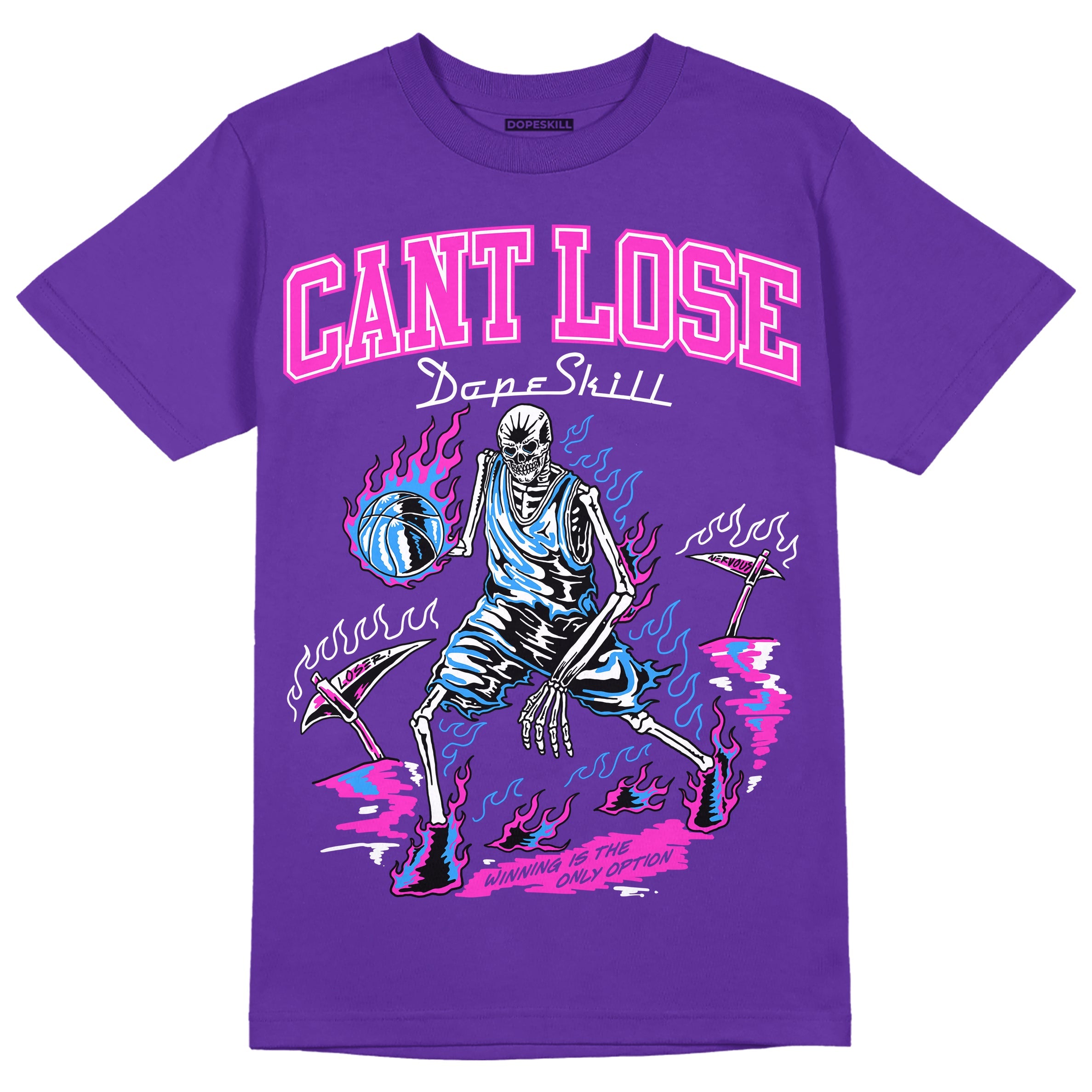 PURPLE Collection superstreetwear Purple T-shirt Cant Lose Graphic