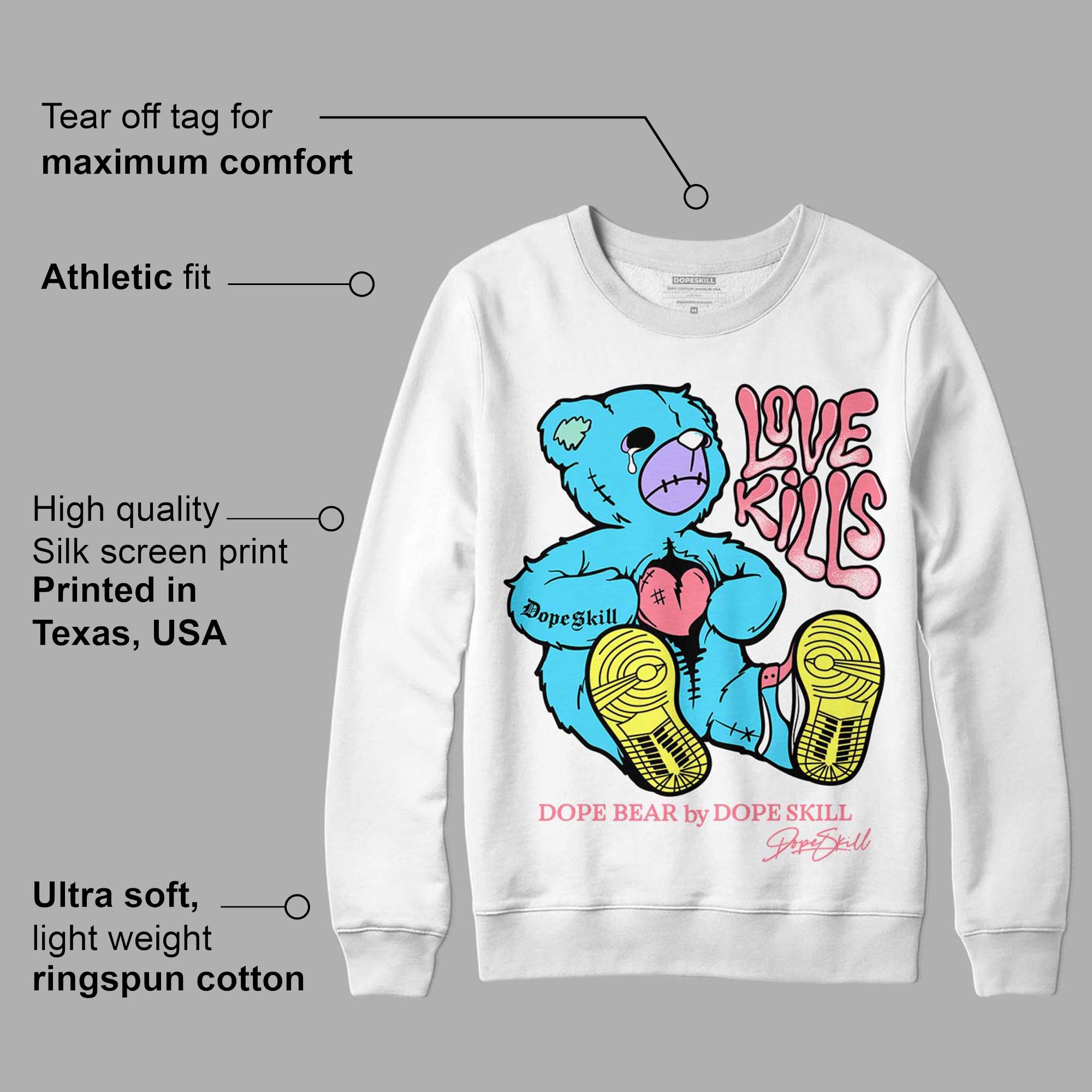 Candy Easter Dunk Low superstreetwear Sweatshirt Love Kills Graphic