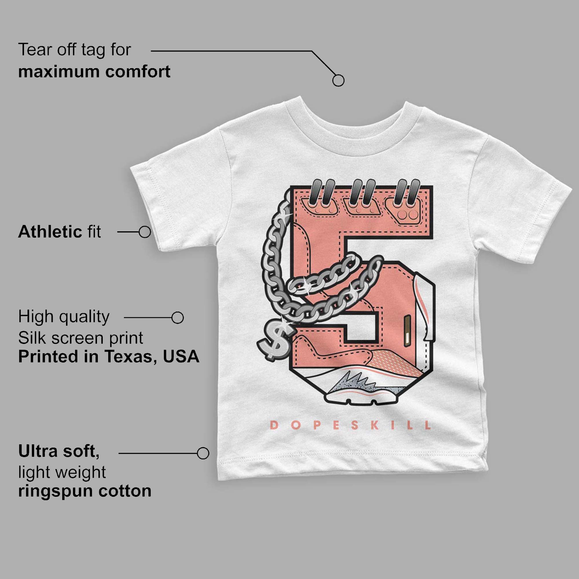 Crimson Bliss 5s superstreetwear Toddler Kids T-shirt No.5 Graphic