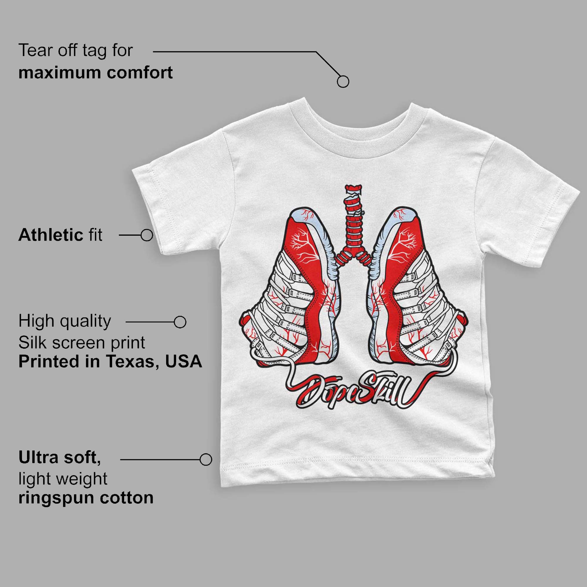 Cherry 11s superstreetwear Toddler Kids T-shirt Breathe Graphic
