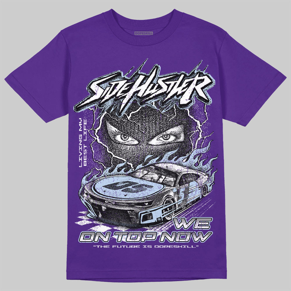 Grape 5s superstreetwear T-Shirt New Side Hustler Graphic