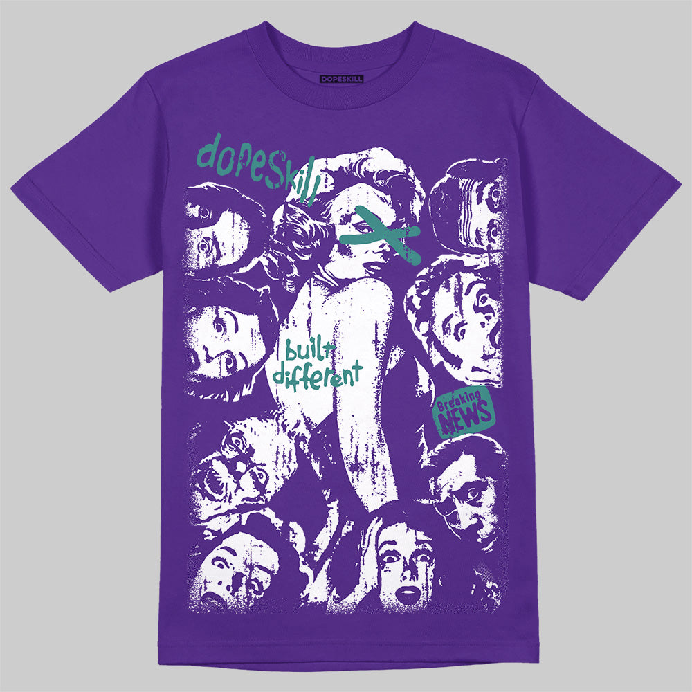 Grape 5s superstreetwear T-Shirt Built Different Graphic