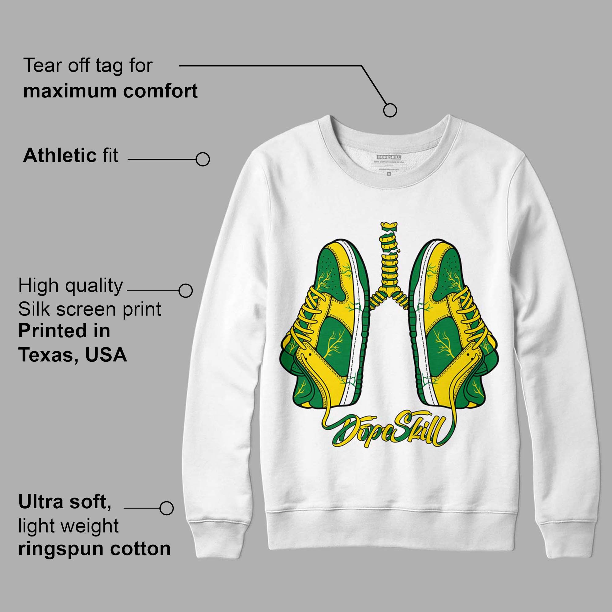 Dunk Low Reverse Brazil superstreetwear Sweatshirt Breathe Graphic