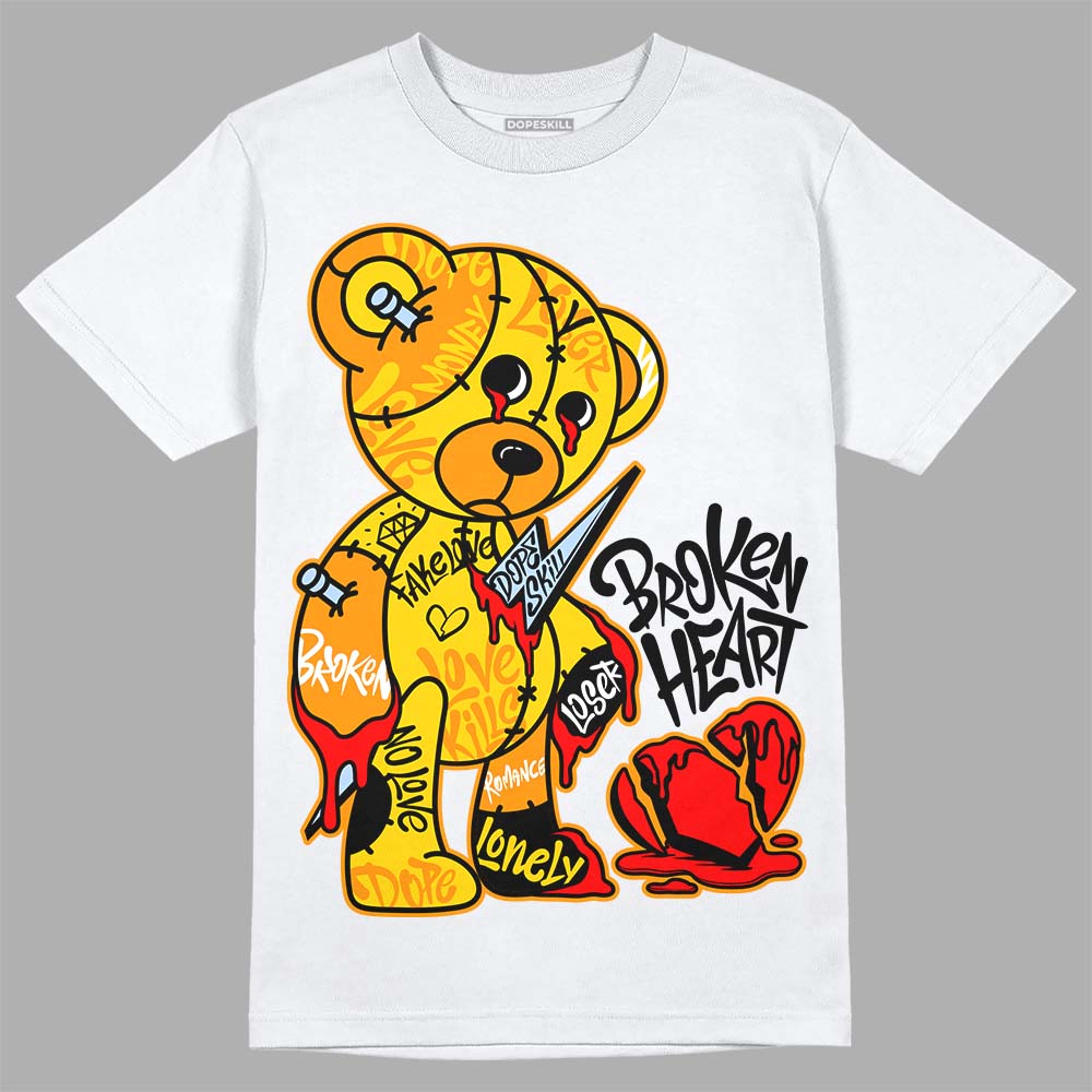 Yellow Ochre 6s superstreetwear T-Shirt Broken Heart Graphic