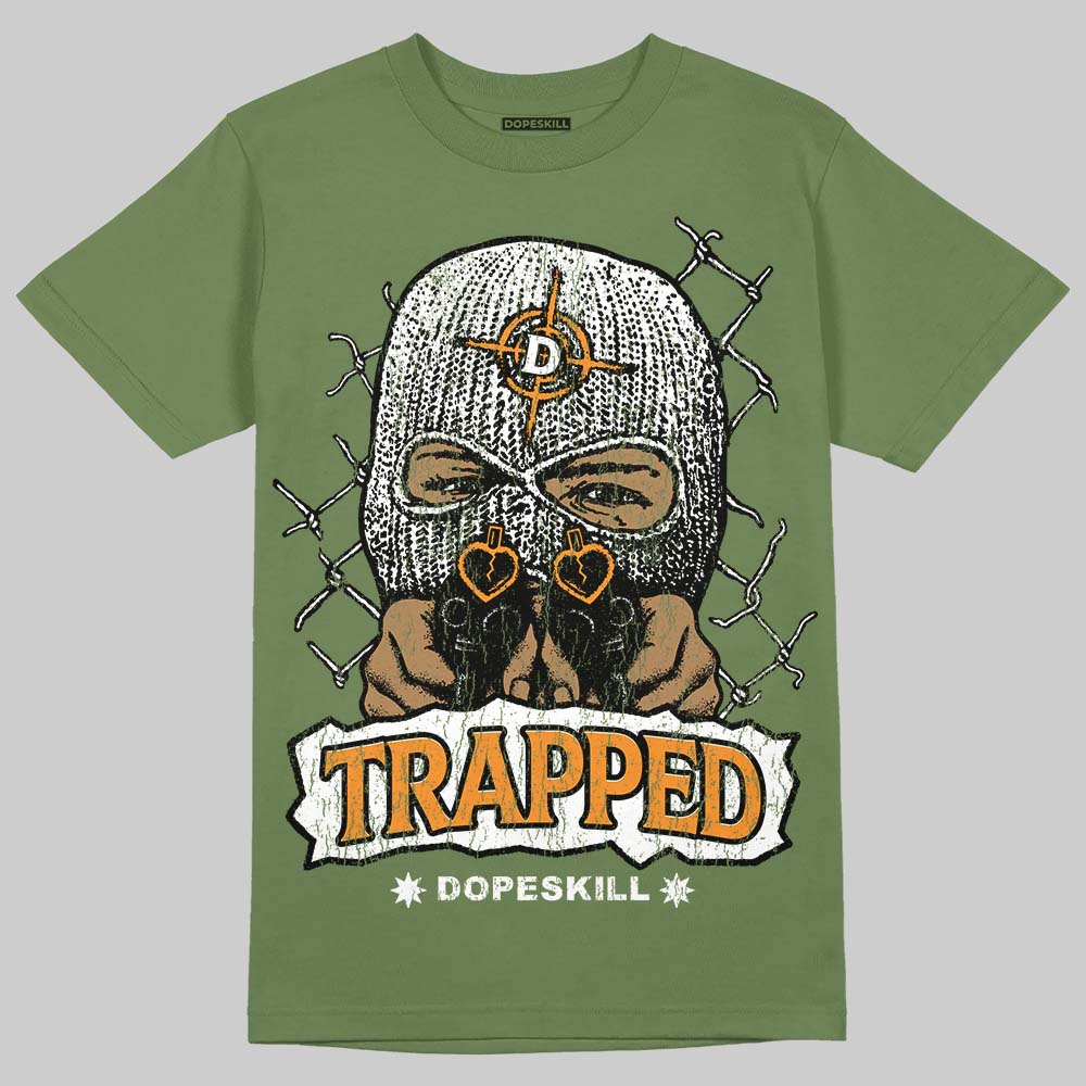 Olive Collection superstreetwear T-Shirt New Trapped Graphic