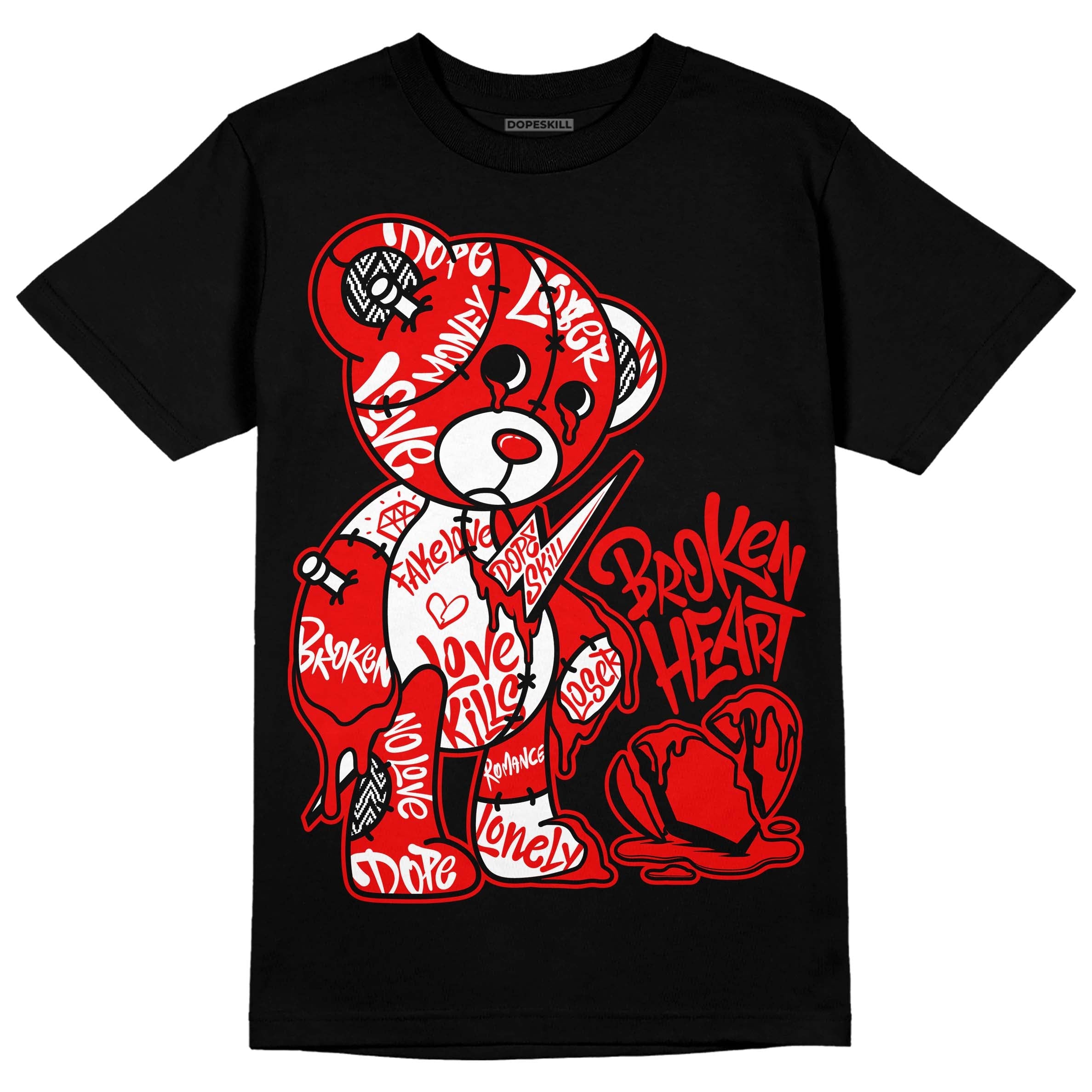 Cherry 12s superstreetwear T-Shirt Broken Heart Graphic