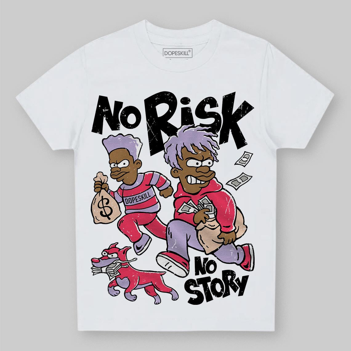 Peanut Butter Jelly 5s superstreetwear Toddler Kids T-shirt No Risk No Story Graphic