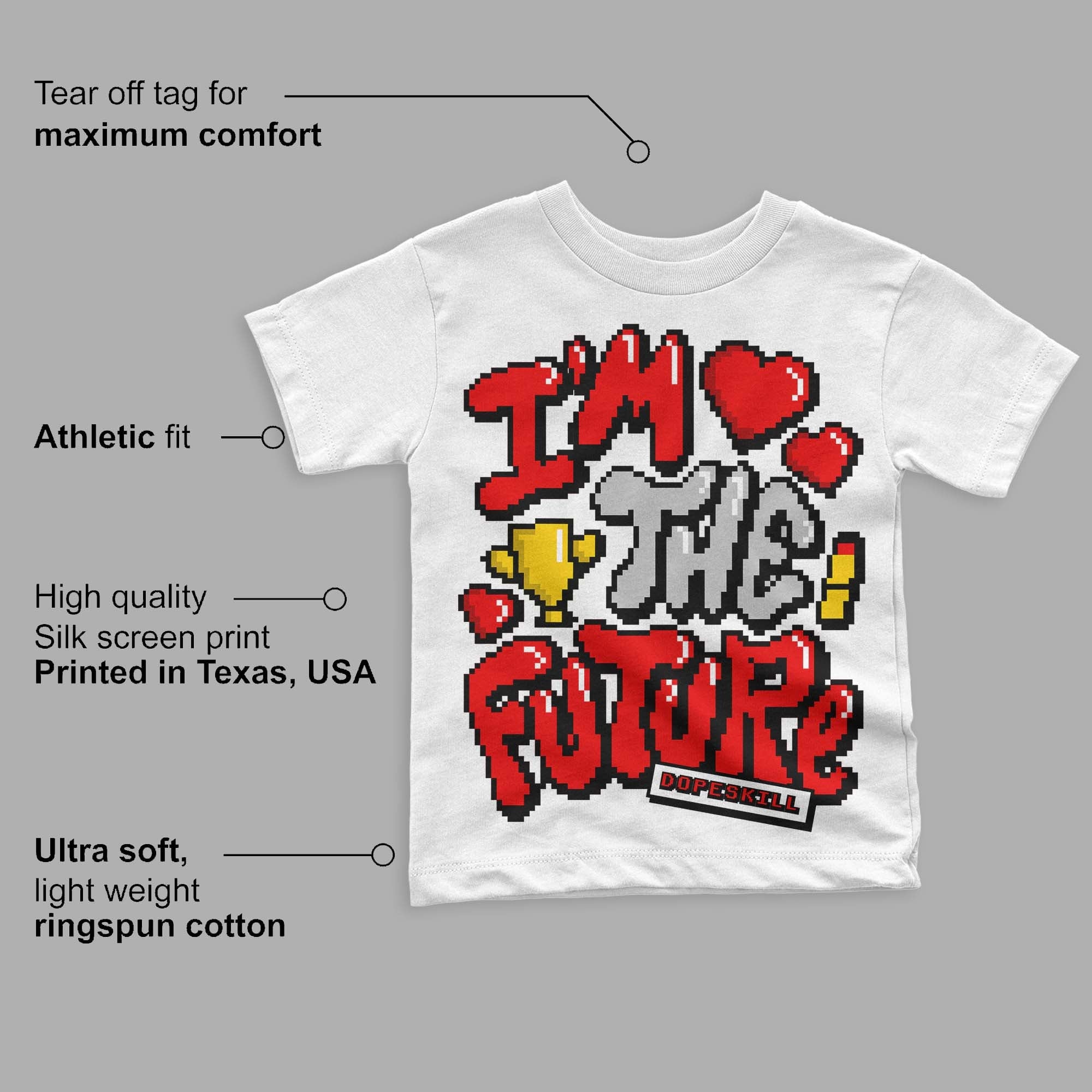 Cherry 12s superstreetwear Toddler Kids T-shirt I'm The Future Graphic