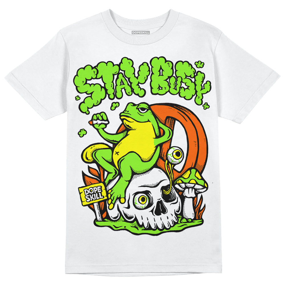 Neon Green Collection superstreetwear T-Shirt Stay Busy Graphic