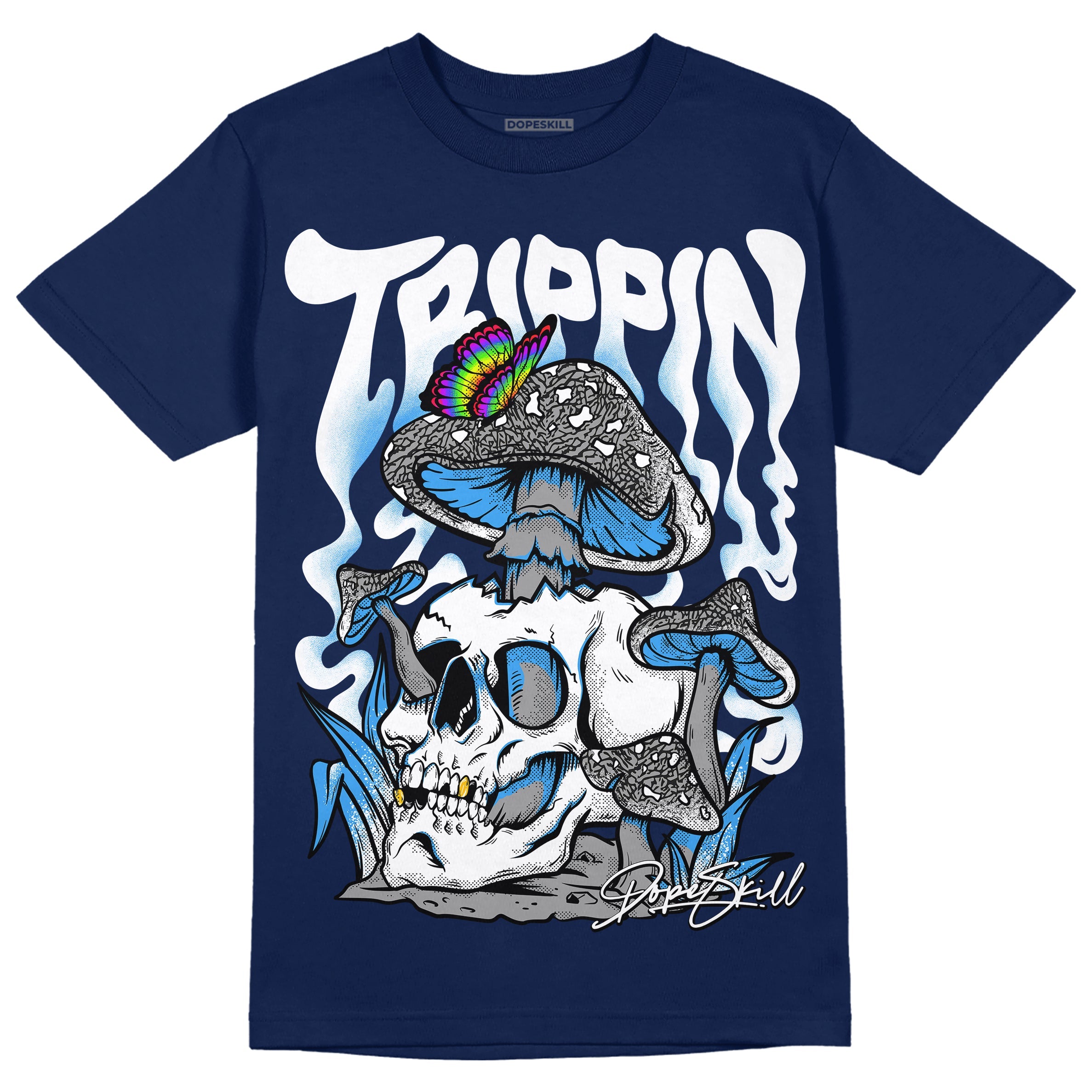 Midnight Navy 3s superstreetwear Navy T-shirt Trippin Graphic