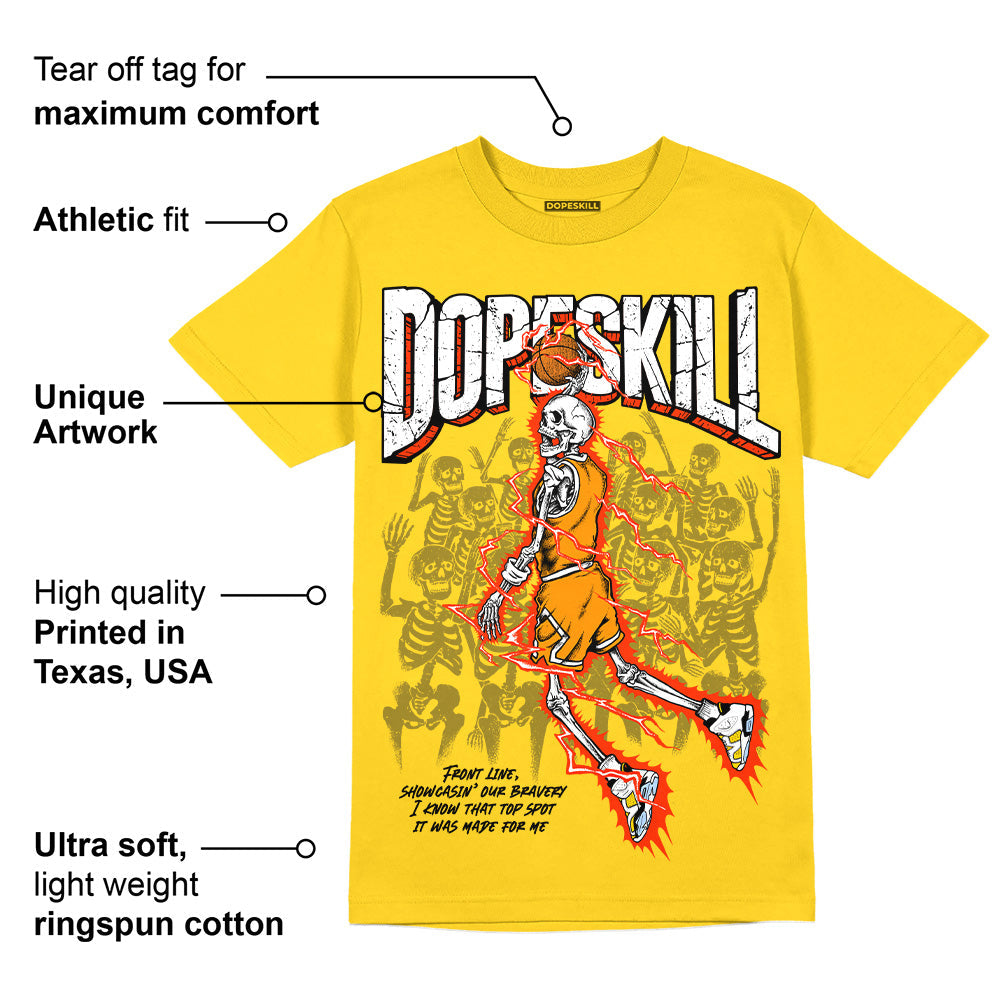Yellow Ochre 6s superstreetwear Yellow T-shirt Thunder Dunk Graphic