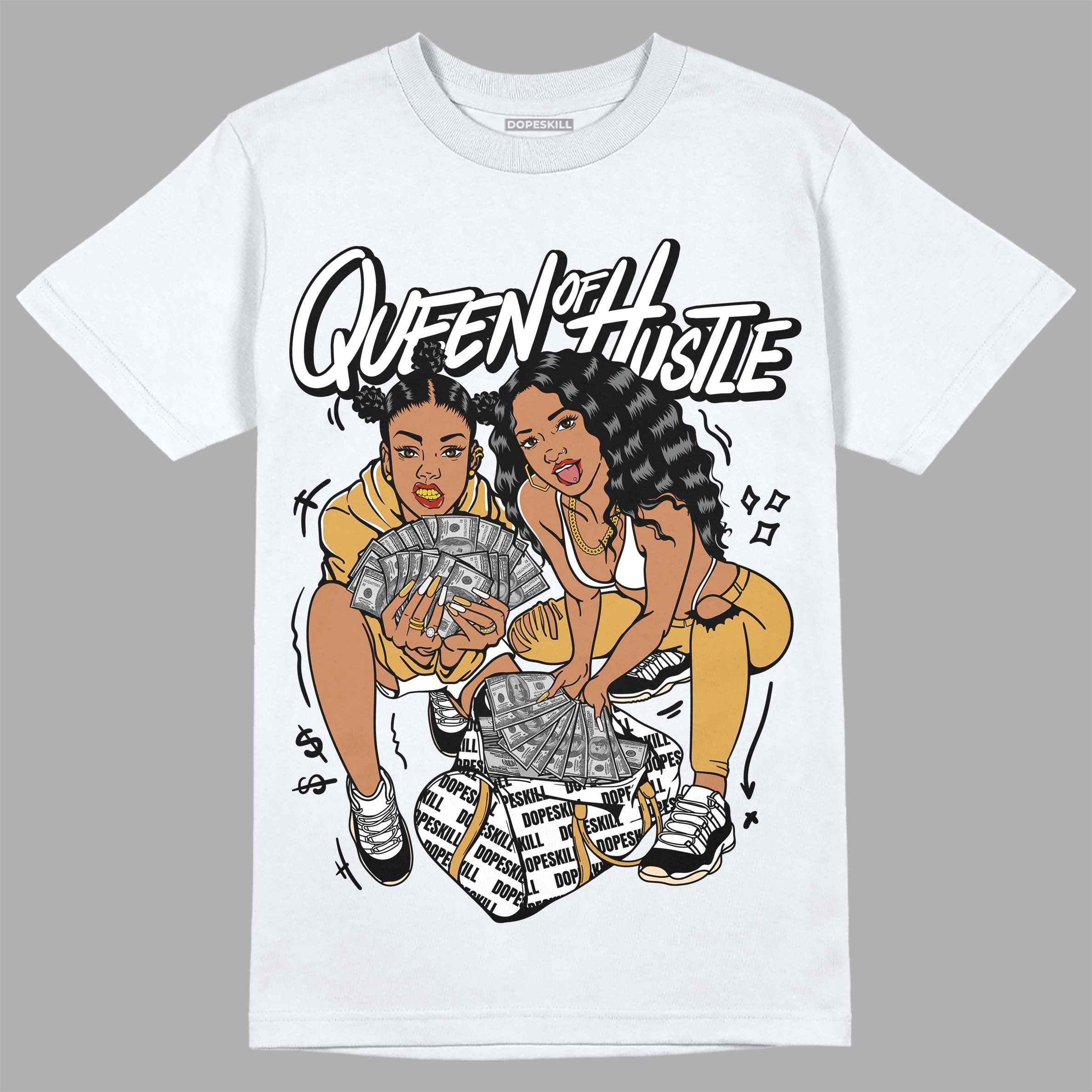 Gratitude 11s superstreetwear T-Shirt Queen Of Hustle Graphic