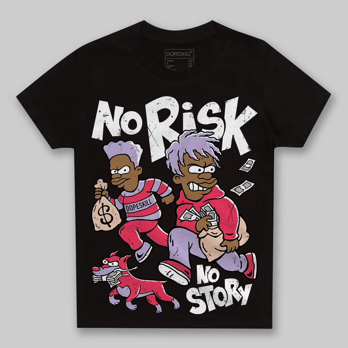 Peanut Butter Jelly 5s superstreetwear Toddler Kids T-shirt No Risk No Story Graphic