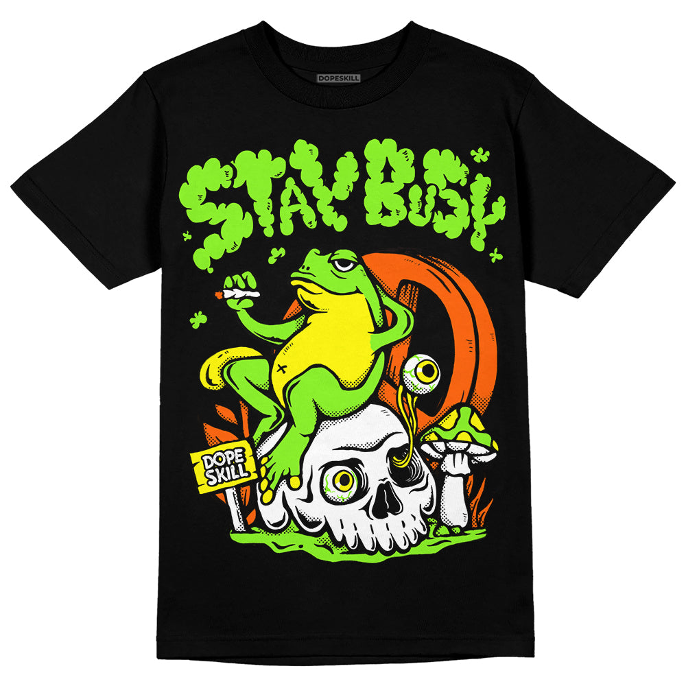 Neon Green Collection superstreetwear T-Shirt Stay Busy Graphic