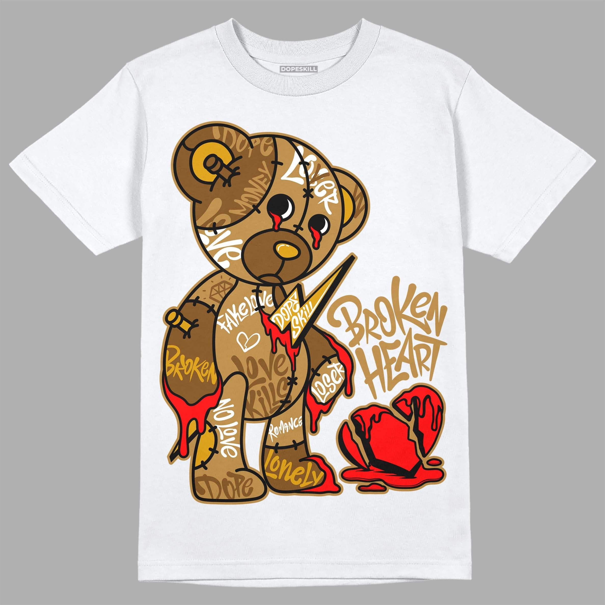 Wheat 13s superstreetwear T-Shirt Broken Heart Graphic