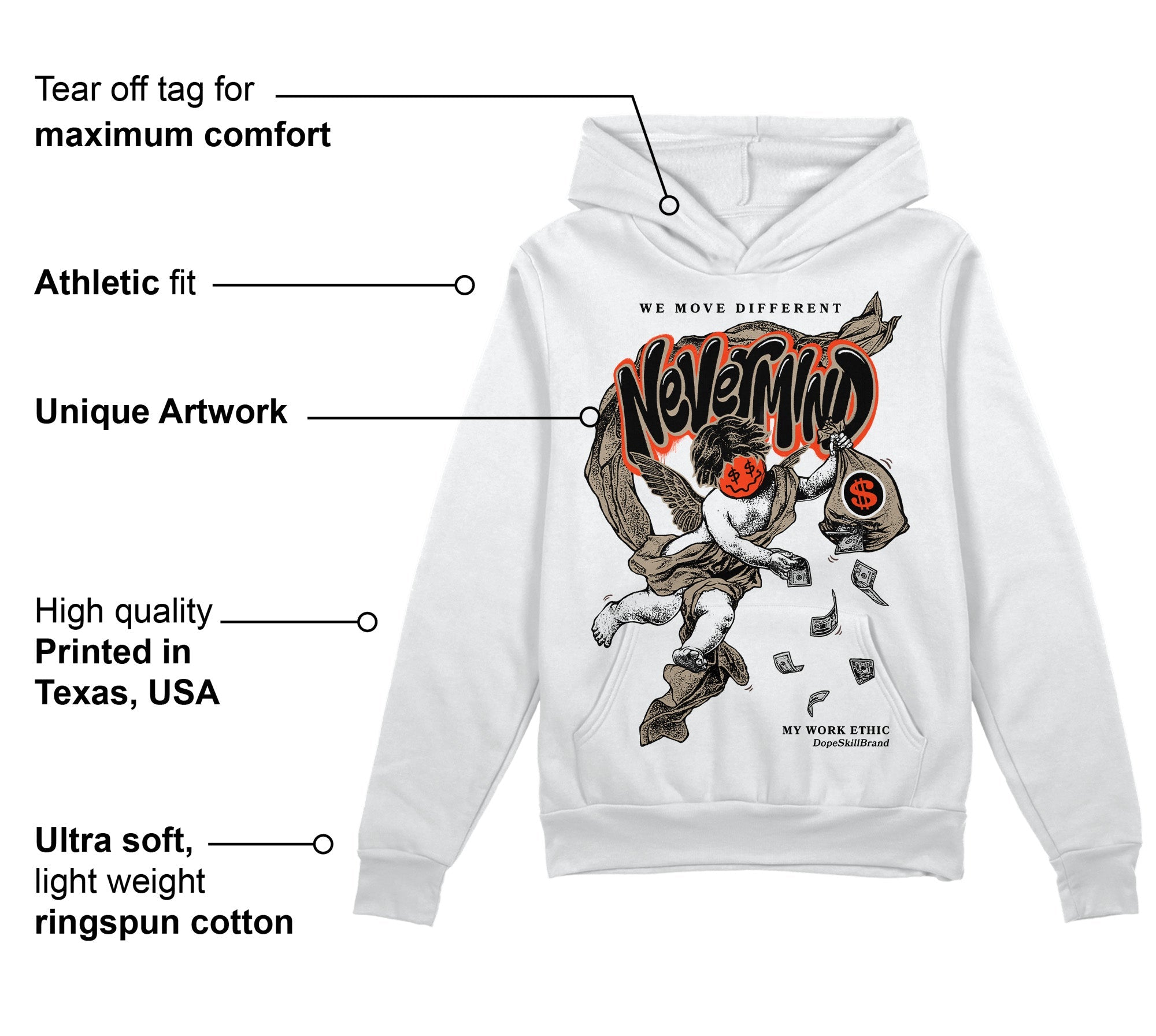 Latte 1s superstreetwear Hoodie Sweatshirt Nevermind Graphic