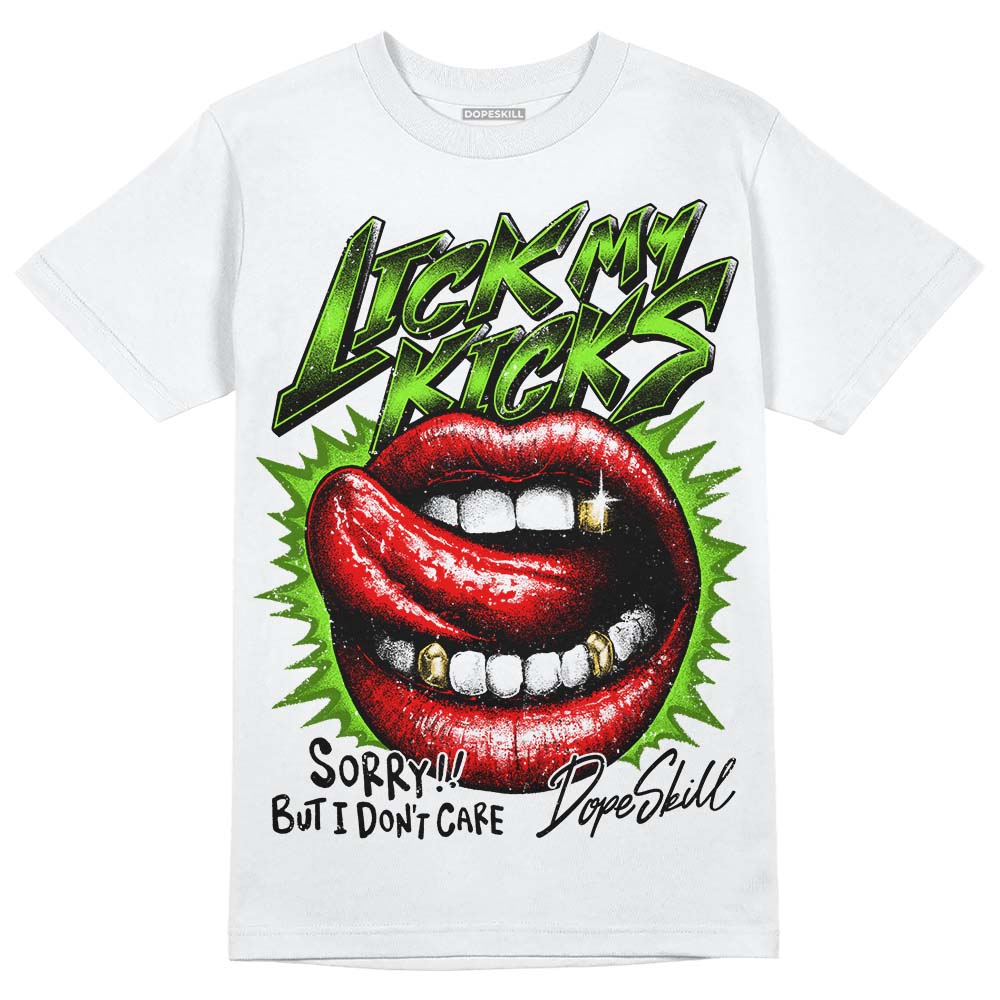 Neon Green Collection superstreetwear T-Shirt Lick My Kicks Graphic