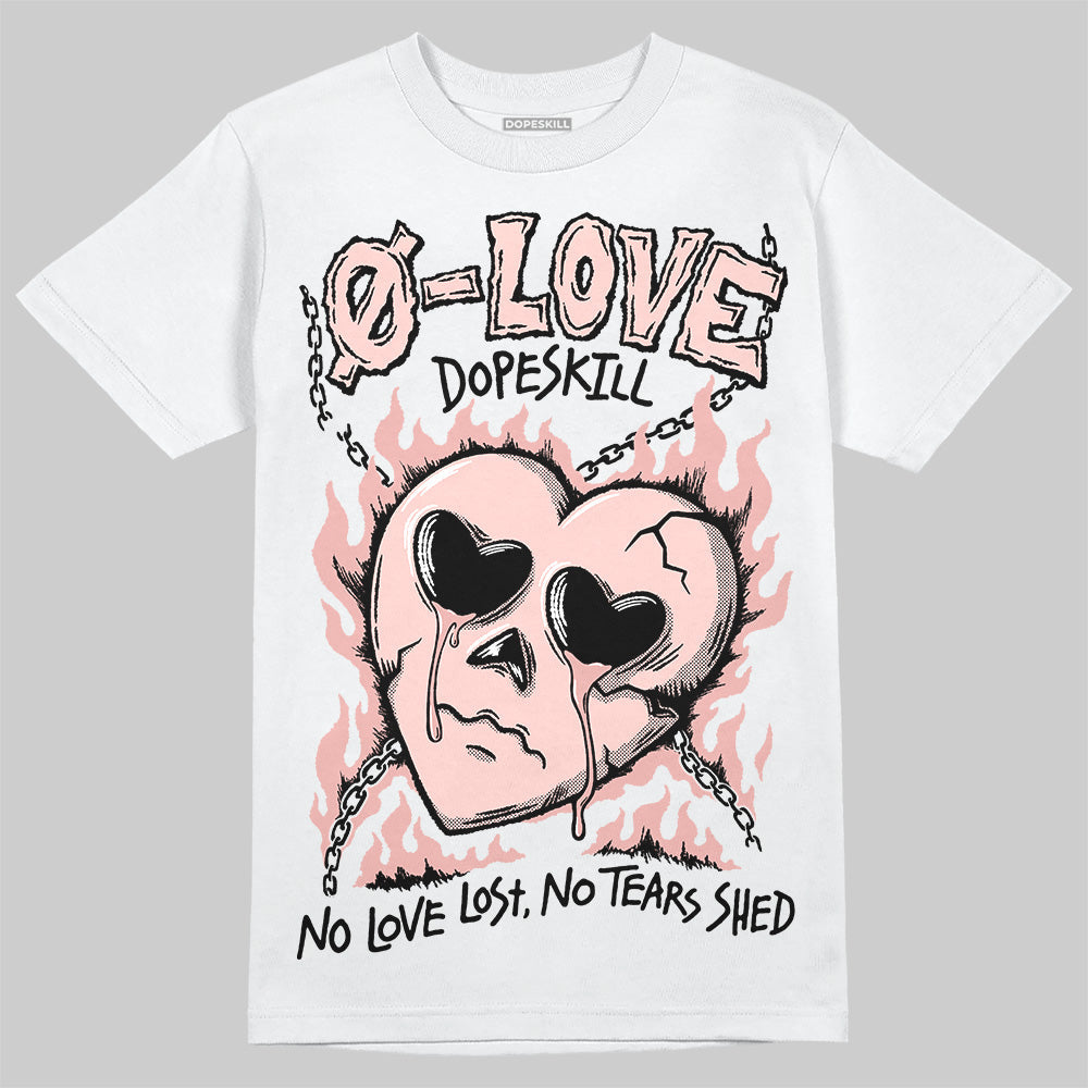 Leather Curb Glitter Pale Pink superstreetwear T-Shirt Crying Heart Graphic