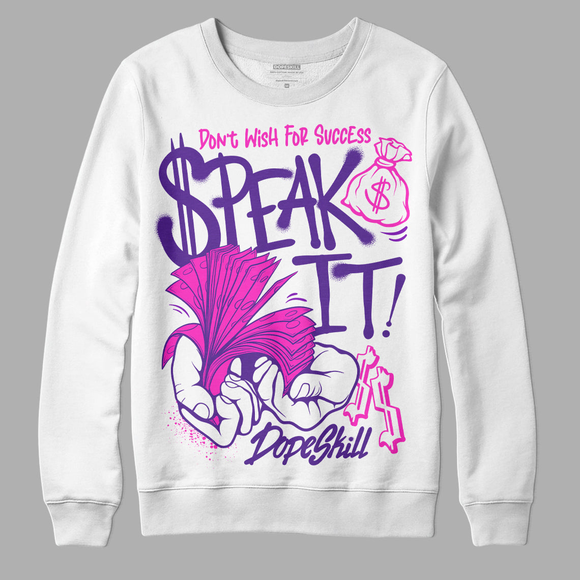 PURPLE Collection superstreetwear Sweatshirt Speak It Graphic