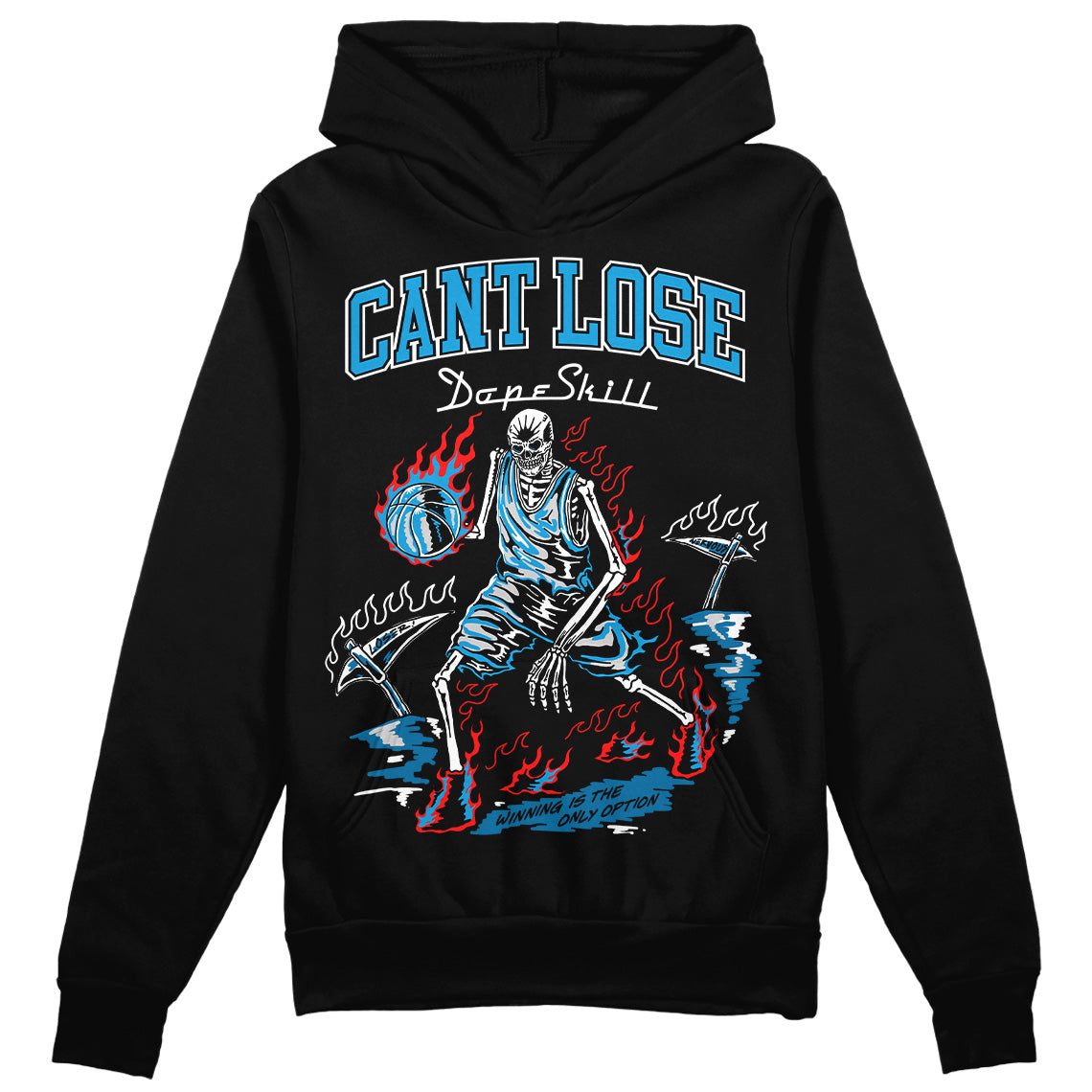 Military Blue 4s superstreetwear Hoodie Sweatshirt Cant Lose Graphic