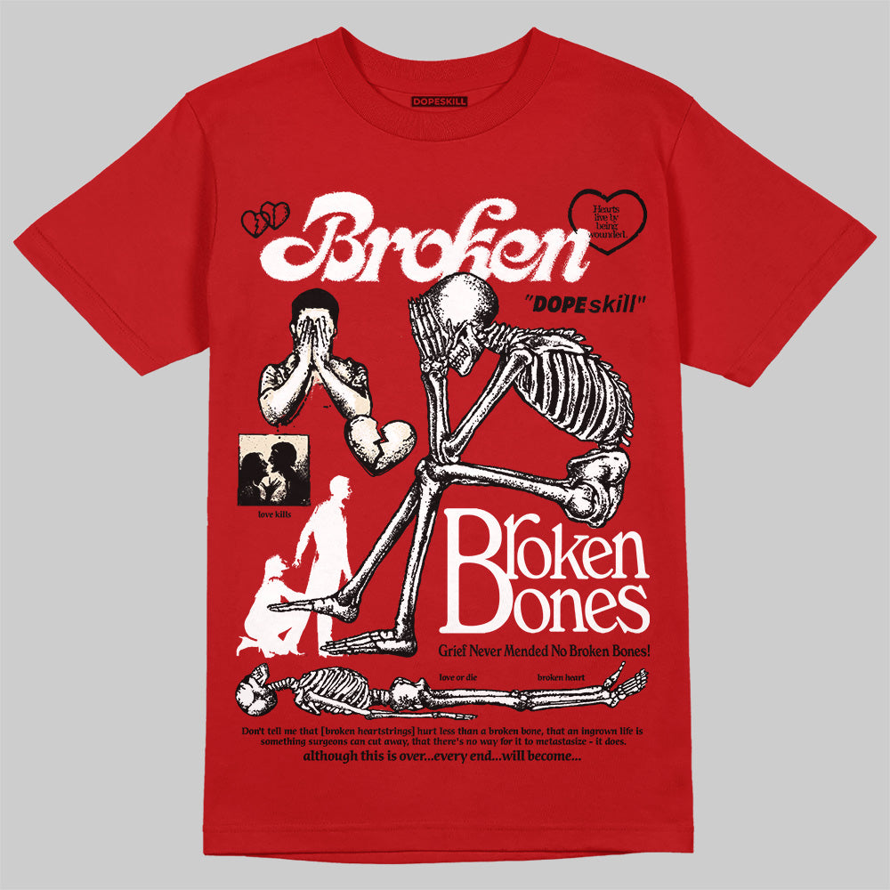 Black Toe Reimagined 1s superstreetwear T-Shirt Broken Bones Graphic