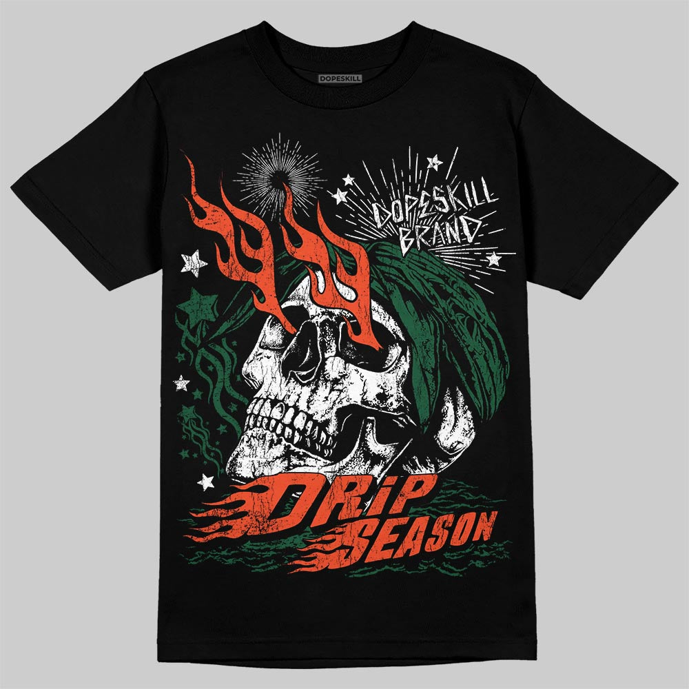 Dunk Team Dark Green Orange superstreetwear T-Shirt Drip Season Graphic