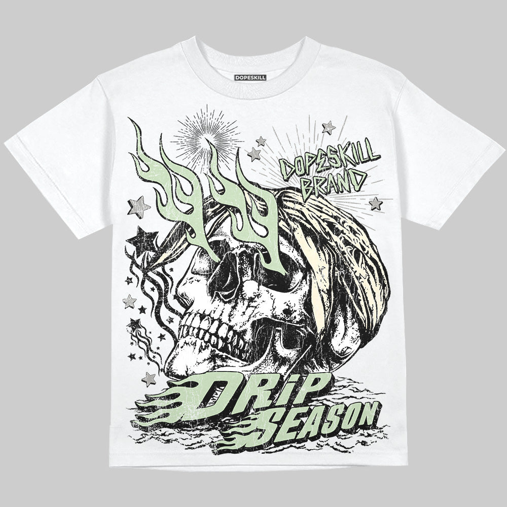 Seafoam 4s 2025 superstreetwear Oversize Print T-Shirt Drip Season Graphic