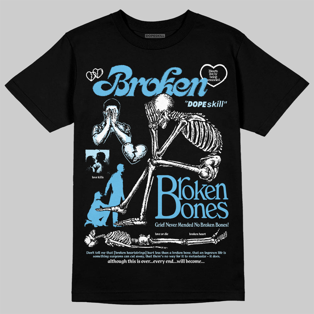 Legend Blue 11s superstreetwear T-Shirt Broken Bones Graphic