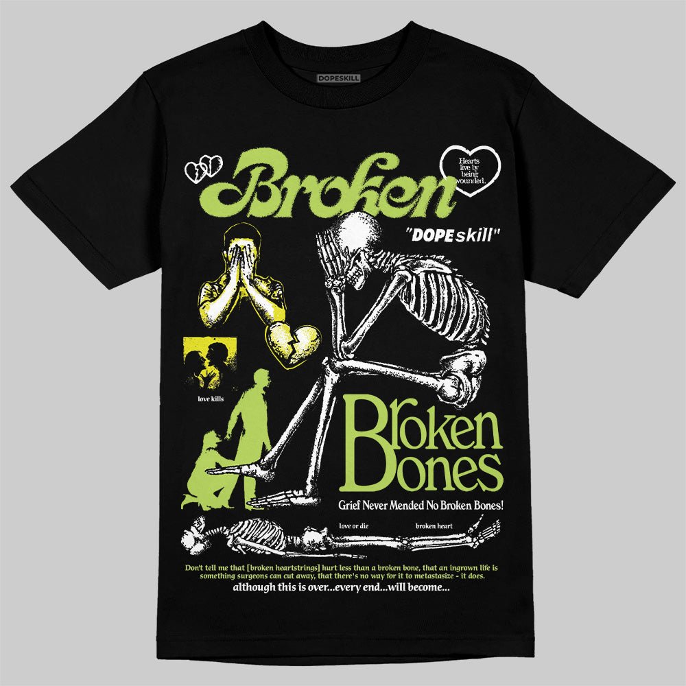 Bright Cactus 13s superstreetwear T-Shirt Broken Bones Graphic
