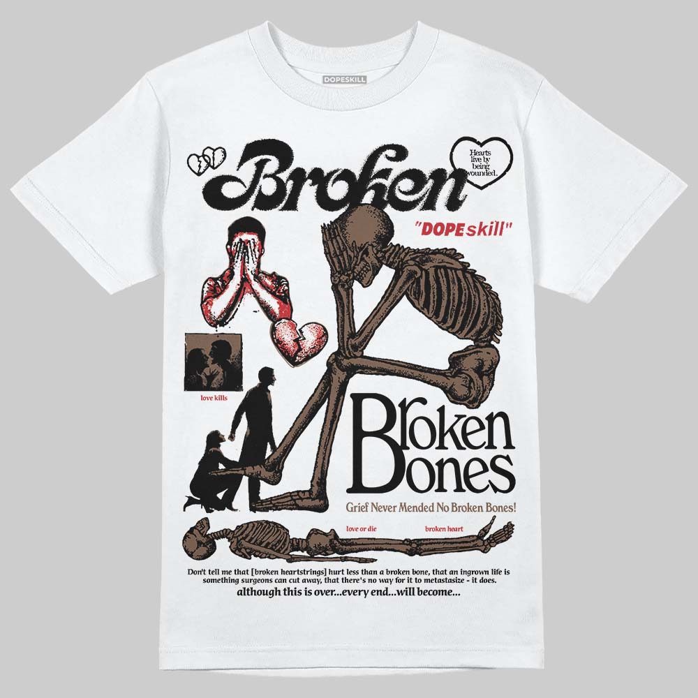 Olive 9s superstreetwear T-Shirt Broken Bones Graphic