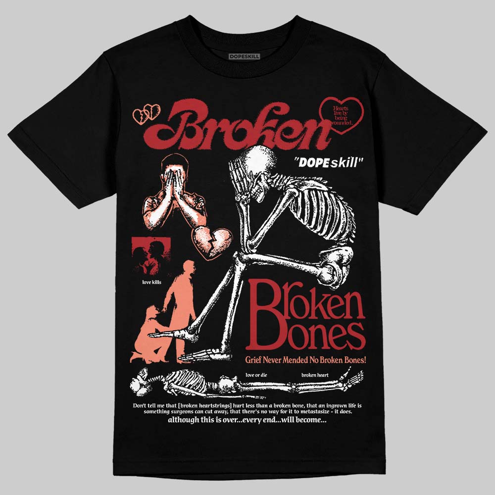 Rare Air Cinnabar 1s superstreetwear T-Shirt Broken Bones Graphic