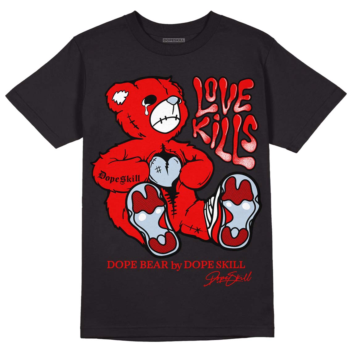 Cherry 11s superstreetwear T-Shirt Love Kills Graphic