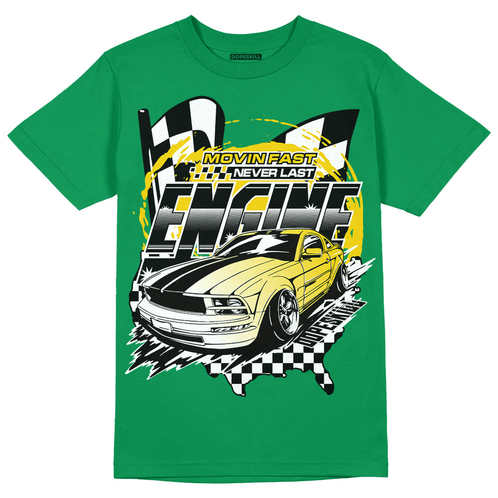 Lucky Green 5s superstreetwear Green T-shirt ENGINE Tshirt Graphic