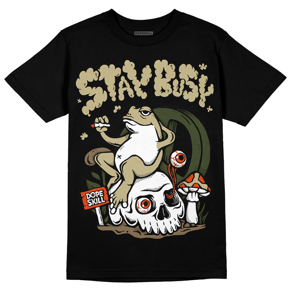 Olive Collection superstreetwear T-Shirt Stay Busy Graphic