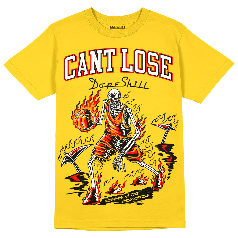 Yellow Ochre 6s superstreetwear Yellow T-shirt Cant Lose Graphic
