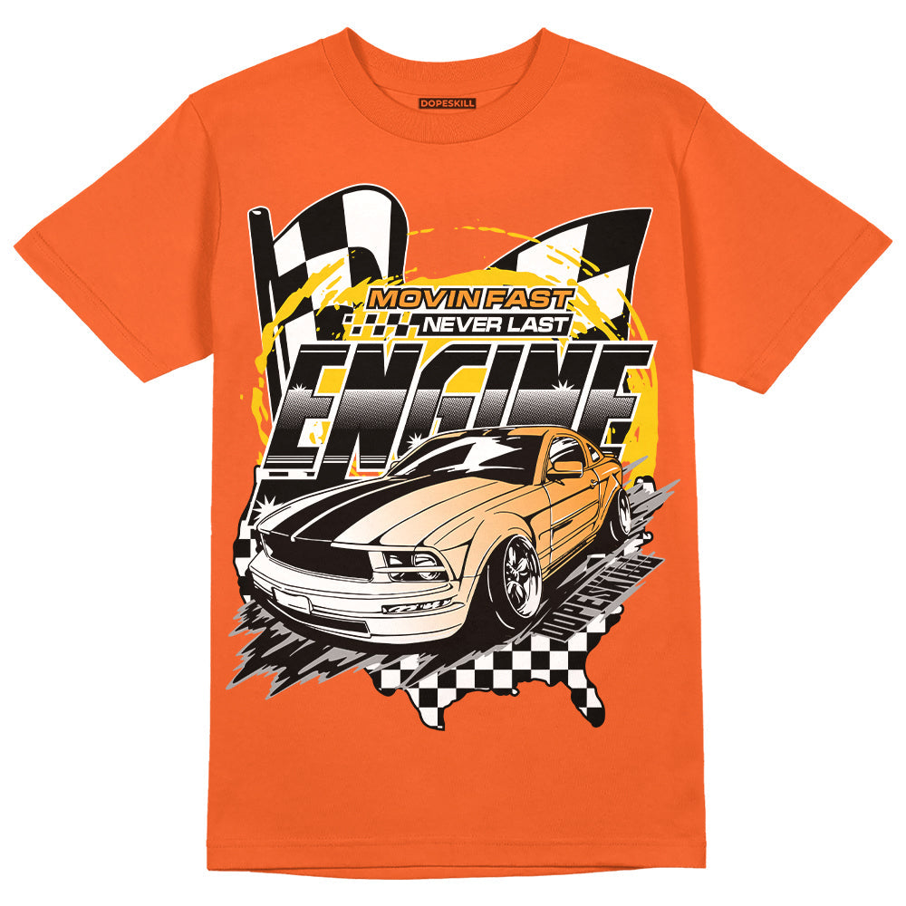 Georgia Peach 3s superstreetwear Orange T-shirt ENGINE Tshirt Graphic