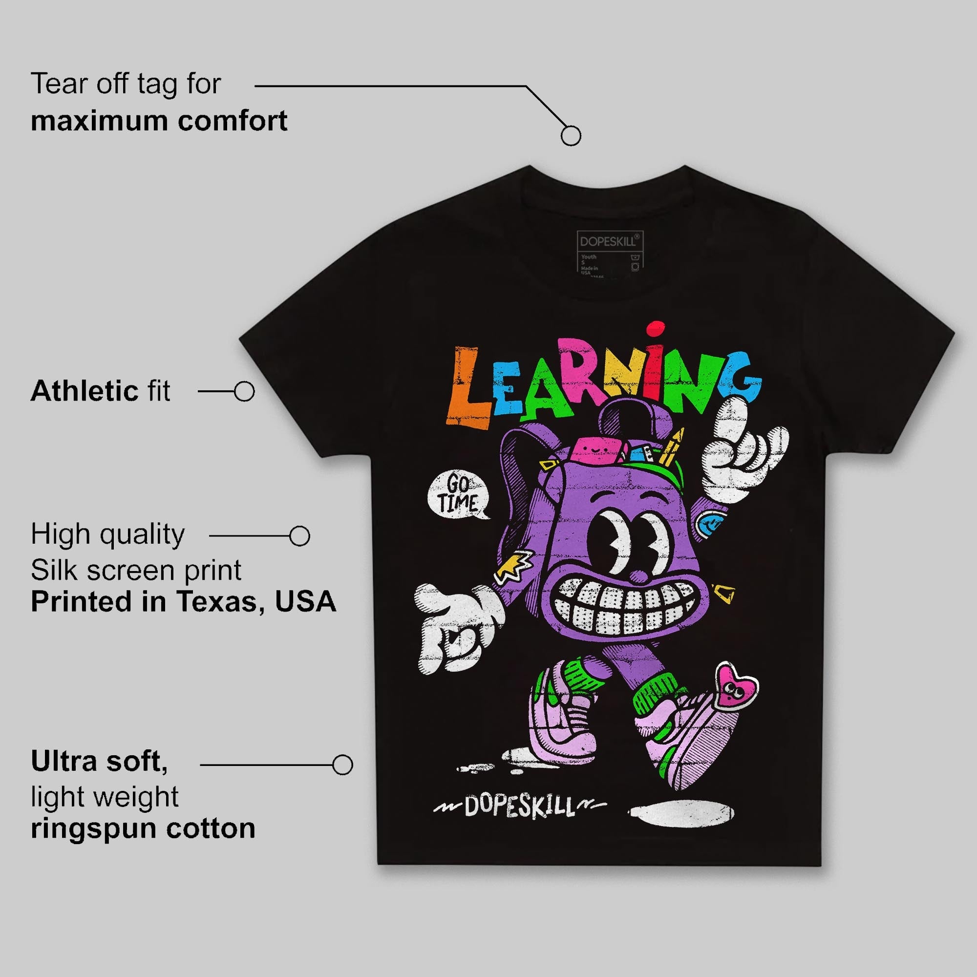 PURPLE Collection superstreetwear Toddler Kids T-shirt Learning Graphic