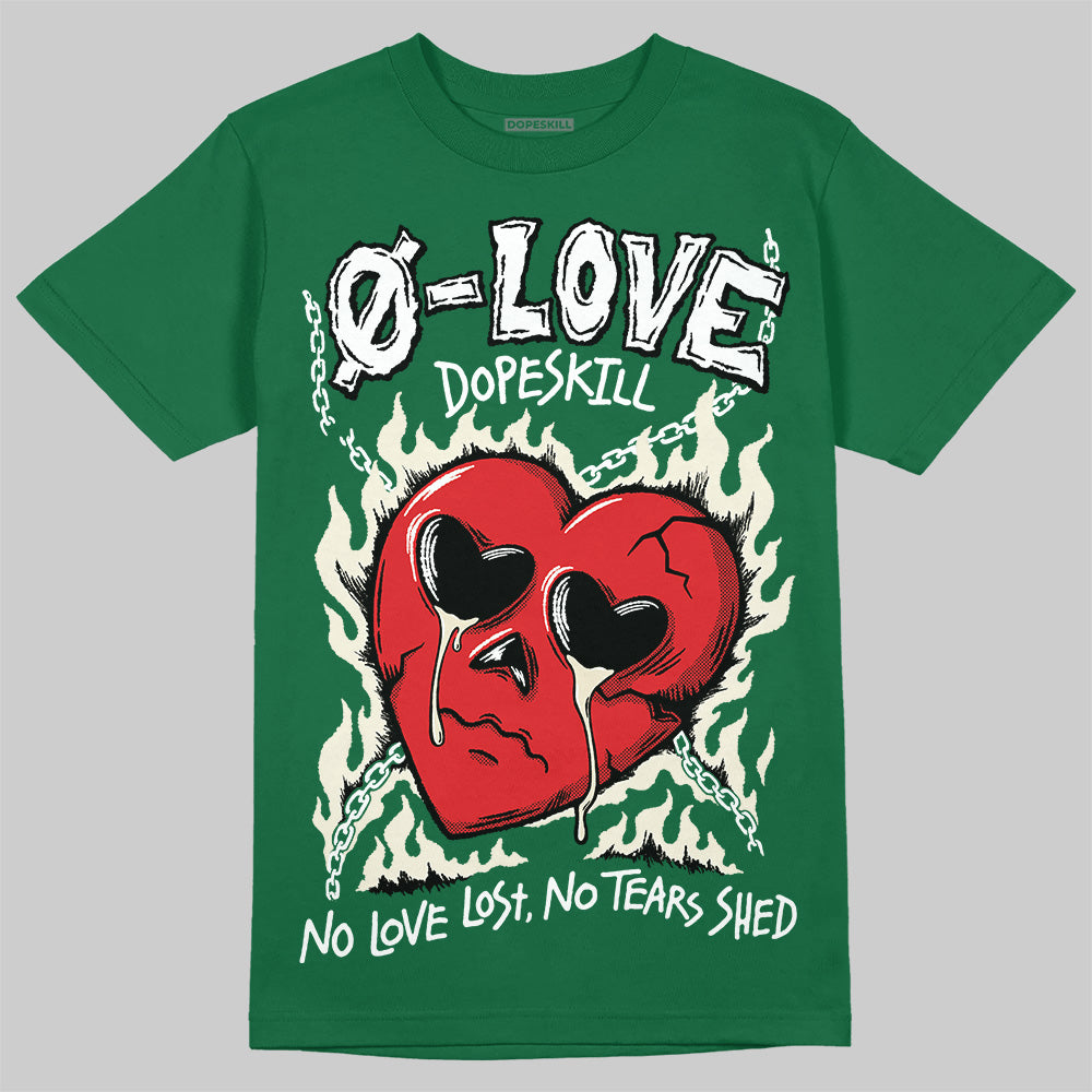 Pine Green 13s superstreetwear T-Shirt Crying Heart Graphic