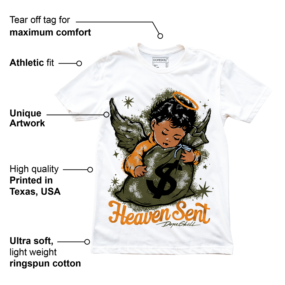 Olive 5s superstreetwear T-Shirt Heaven Sent Graphic