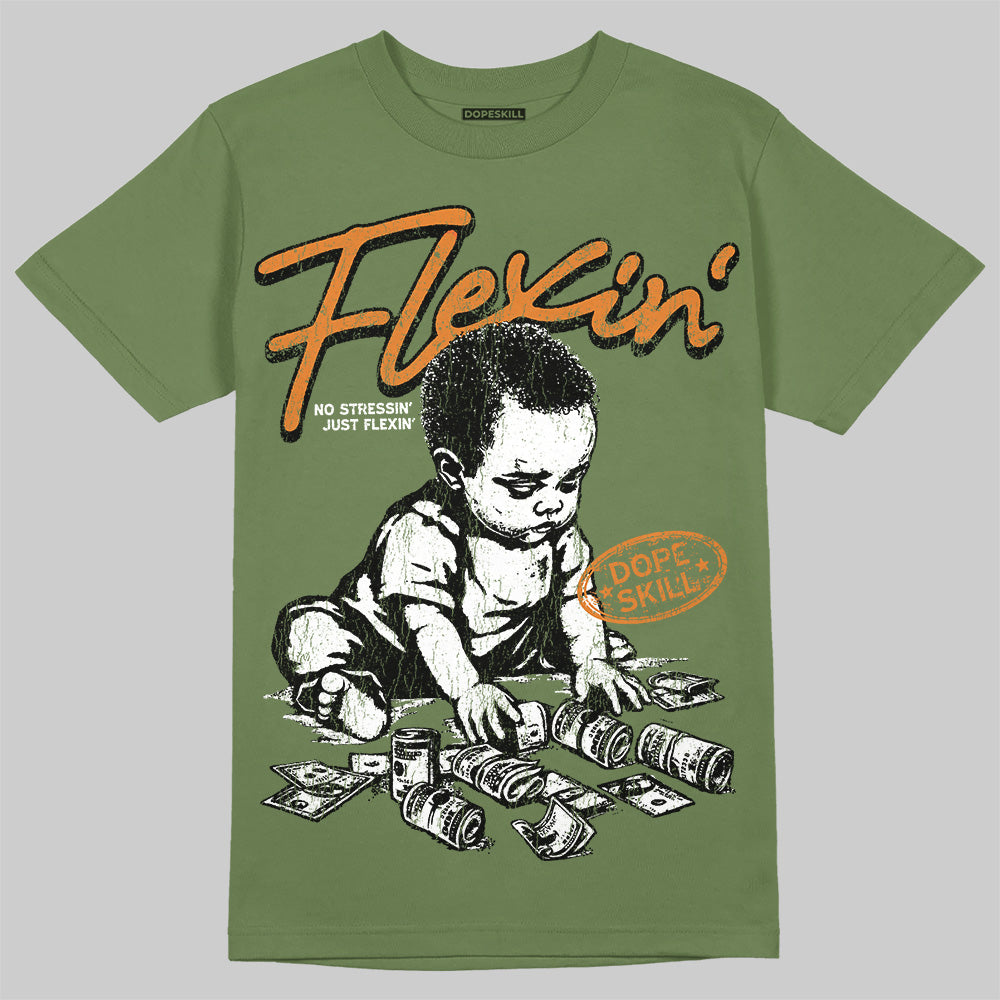 Olive Collection superstreetwear T-Shirt Flexin' Graphic