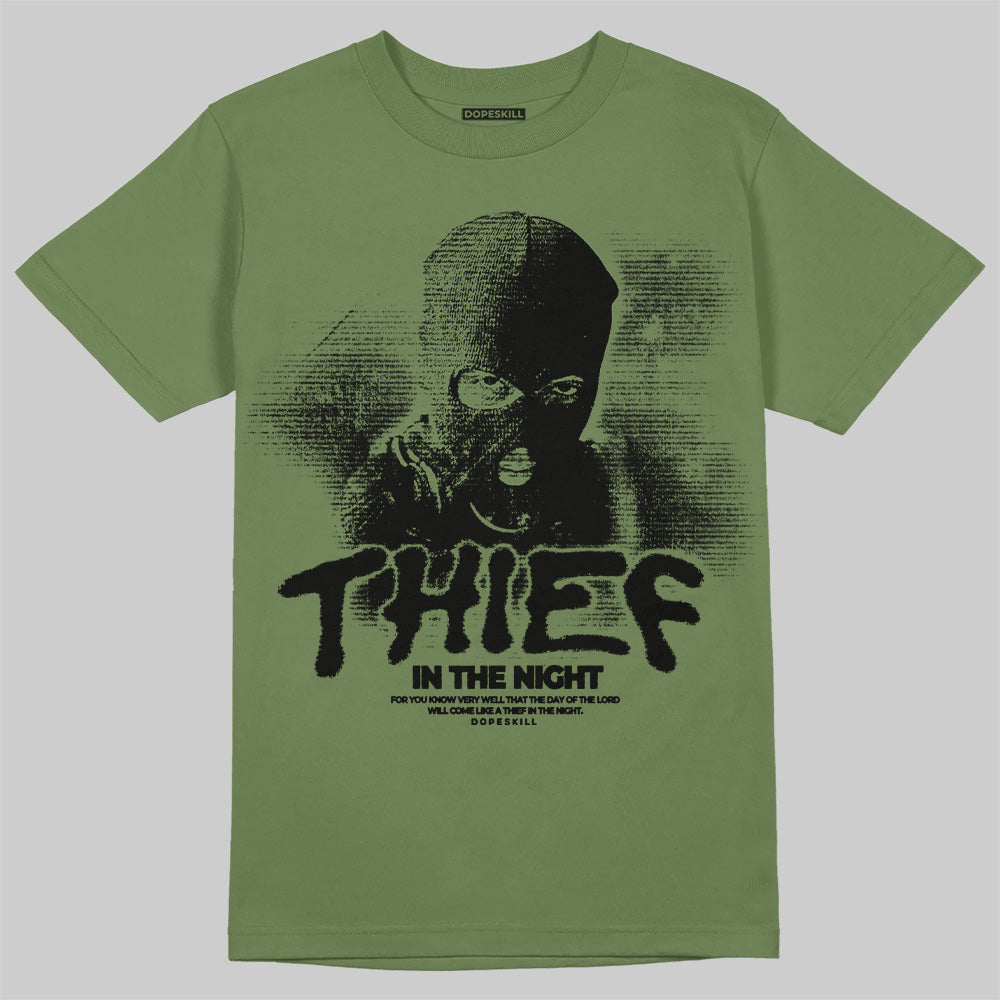 Olive Collection superstreetwear T-Shirt Thief In The Night Graphic