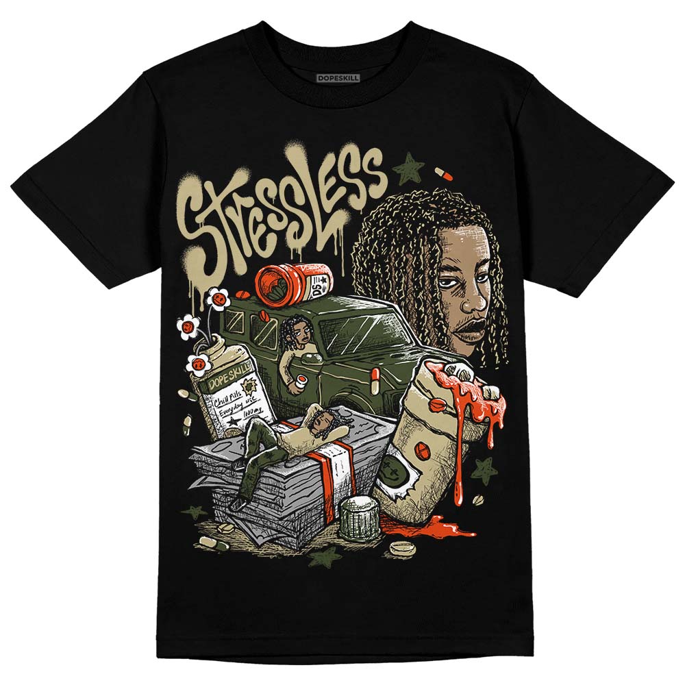 Olive Collection superstreetwear T-Shirt Stressless Graphic