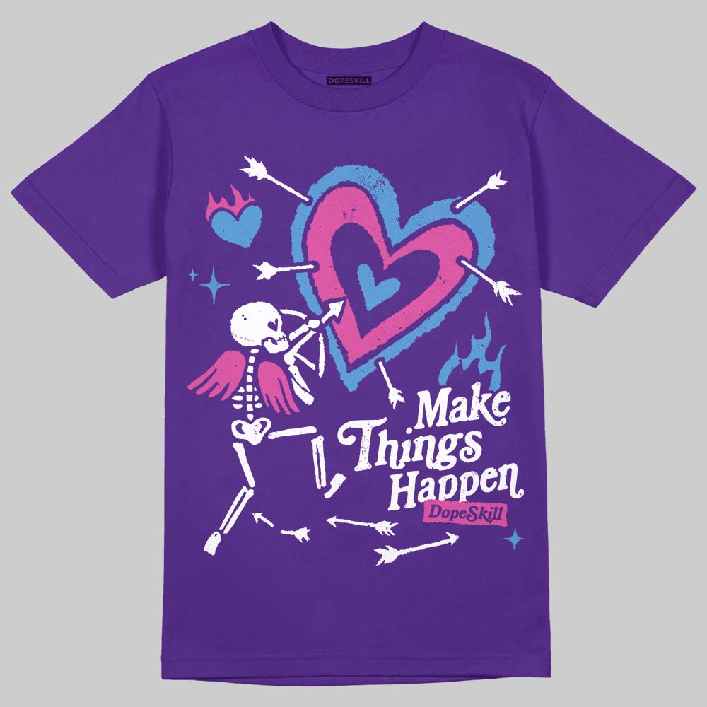 PURPLE Collection superstreetwear T-Shirt Make Things Happen Graphic