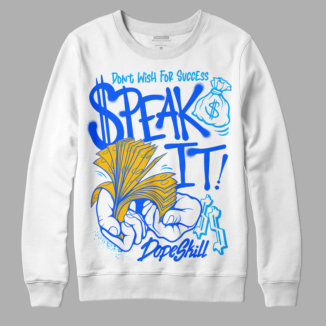 Royal Blue Collection superstreetwear Sweatshirt Speak It Graphic