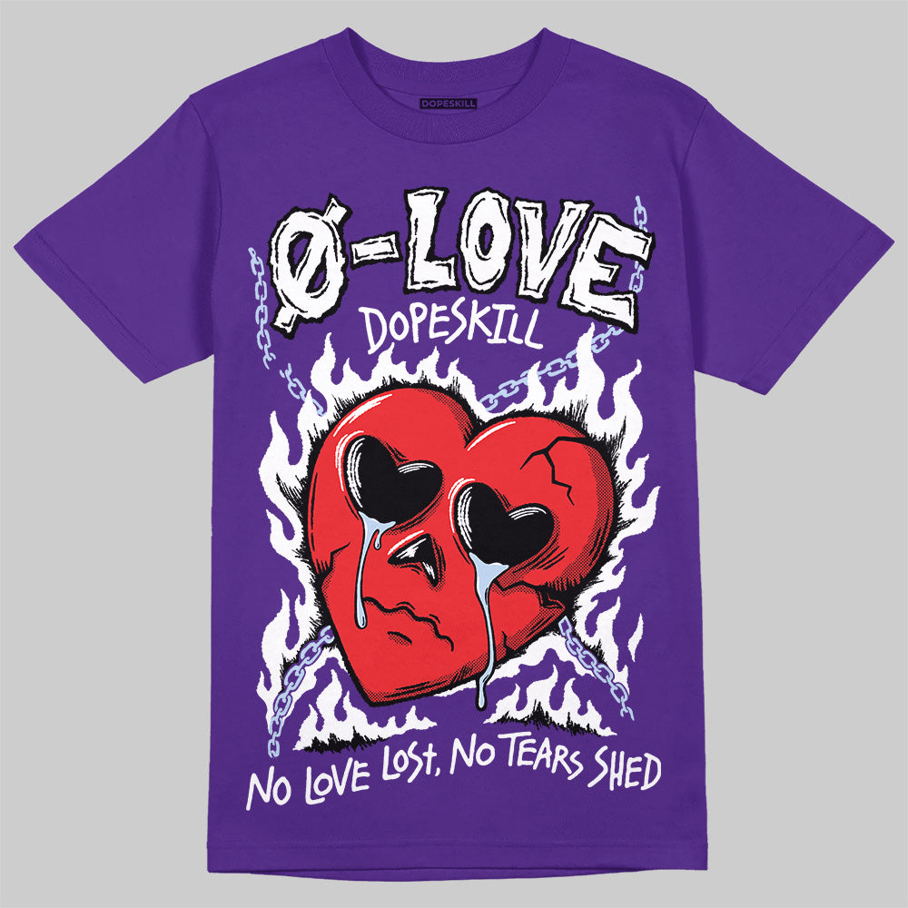Grape 5s superstreetwear T-Shirt Crying Heart Graphic