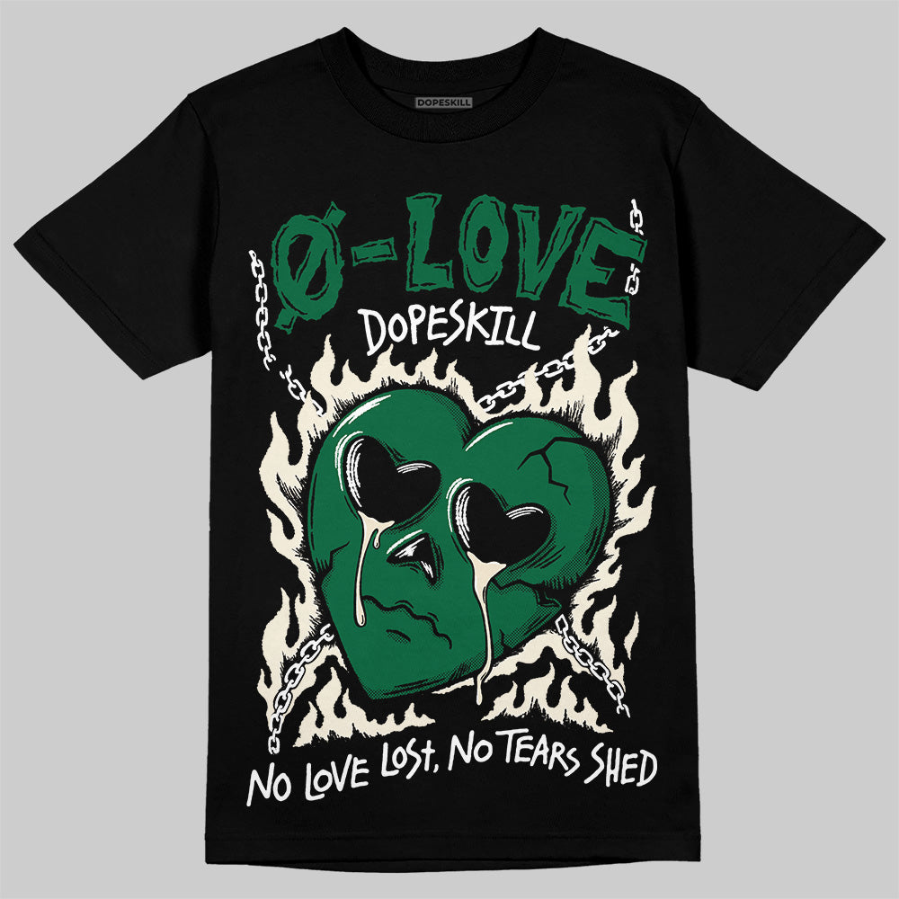 Pine Green 13s superstreetwear T-Shirt Crying Heart Graphic
