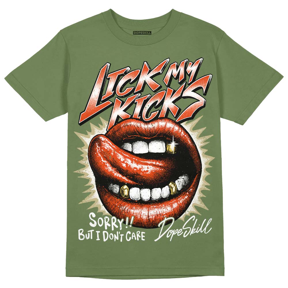 Olive Collection superstreetwear Olive T-shirt Lick My Kicks Graphic