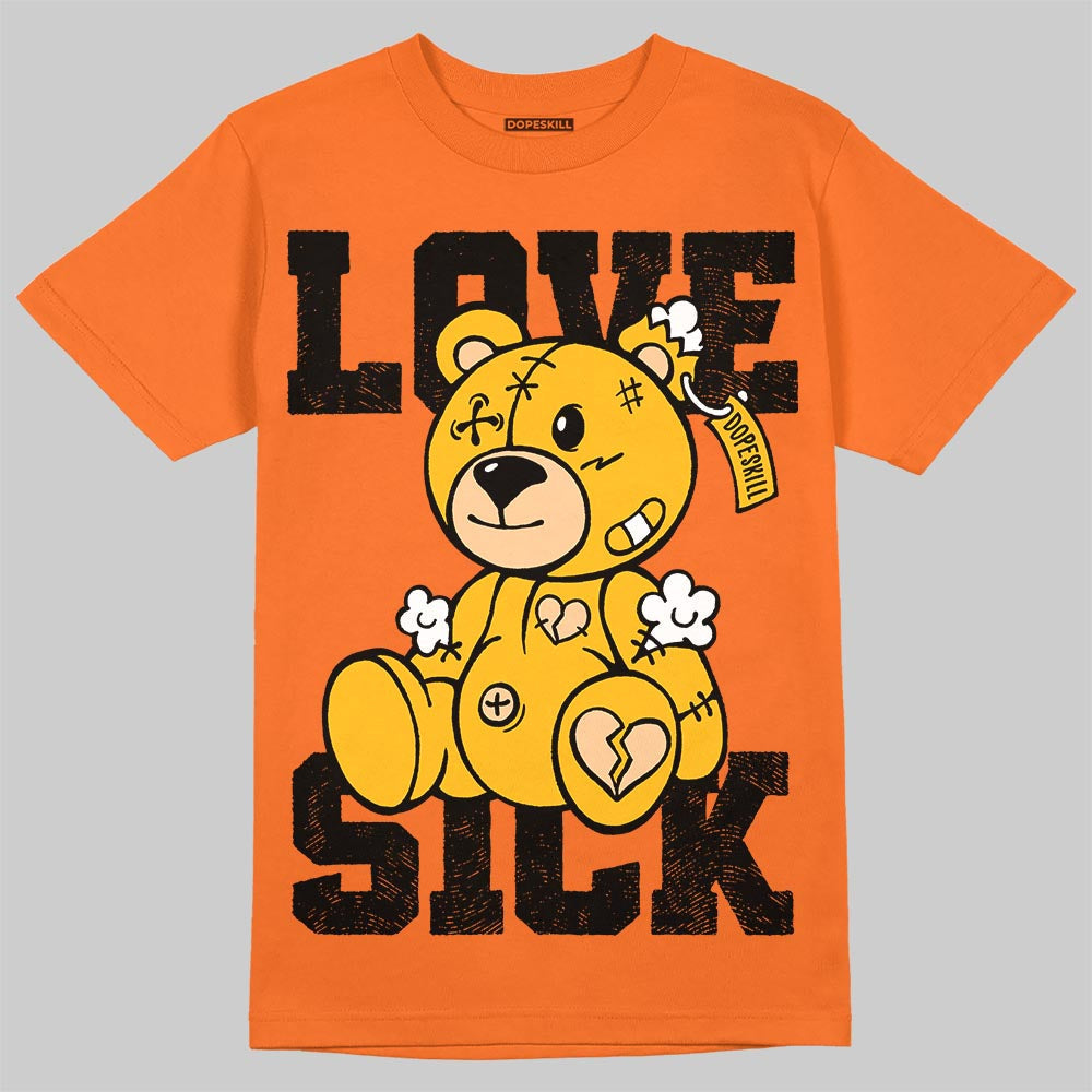Orange Black White superstreetwear T-Shirt Love Sick Graphic