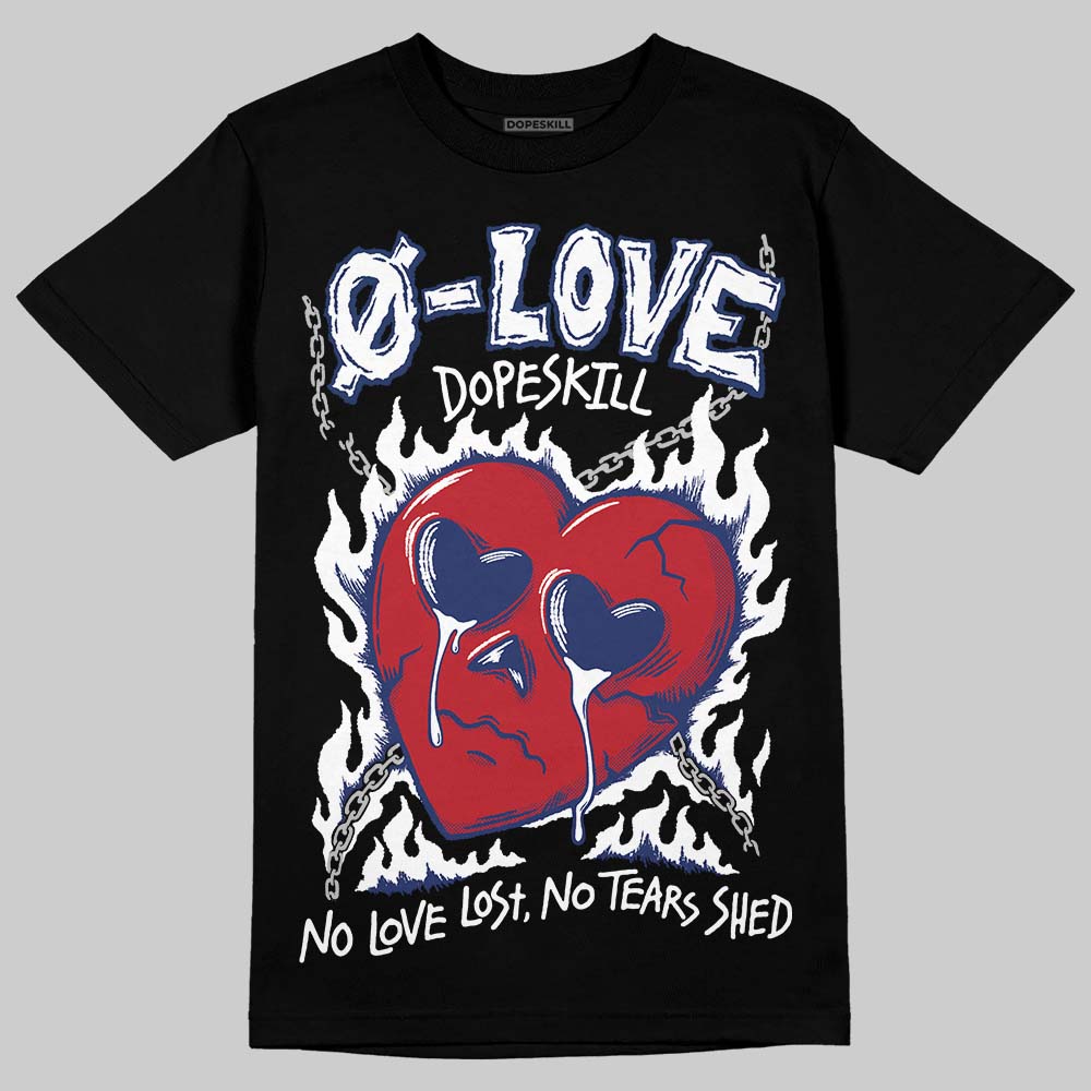 Rare Air Deep Royal Blue 1s superstreetwear T-Shirt Crying Heart Graphic